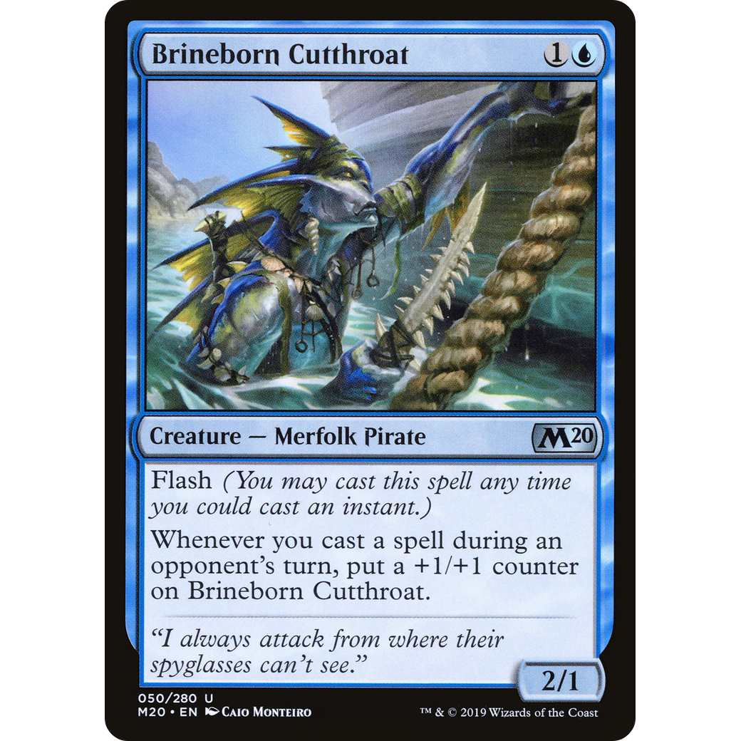 Brineborn Cutthroat (M20-050) - Core Set 2020 Foil