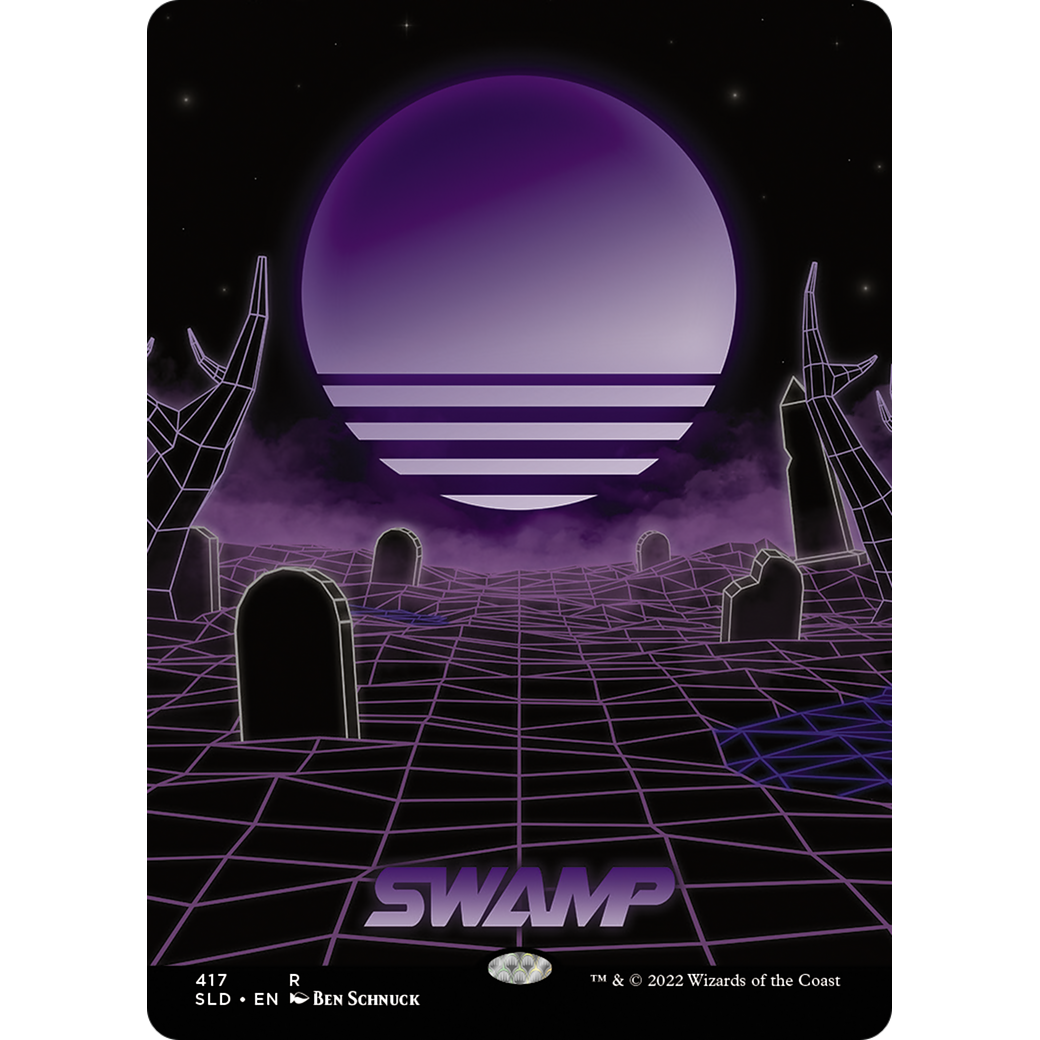 Swamp (417) (SLD-417) - Secret Lair Drop (Borderless)
