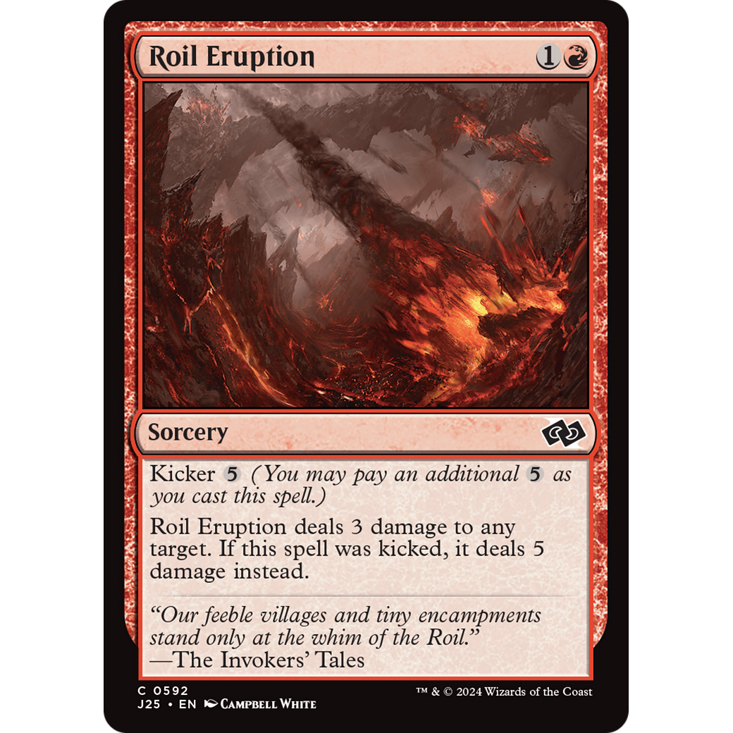 Roil Eruption (J25-592) - Foundations Jumpstart
