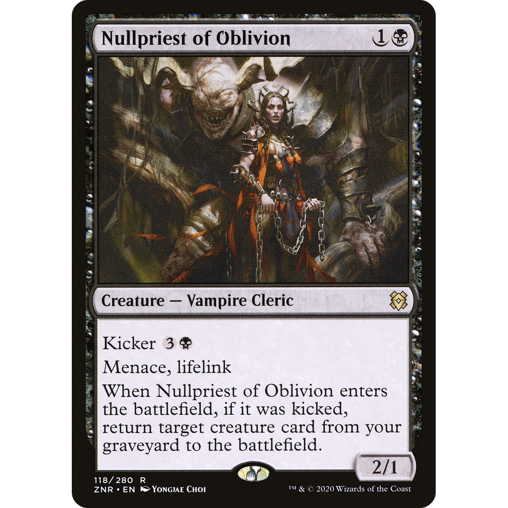 Nullpriest of Oblivion (ZNR-118) - Zendikar Rising