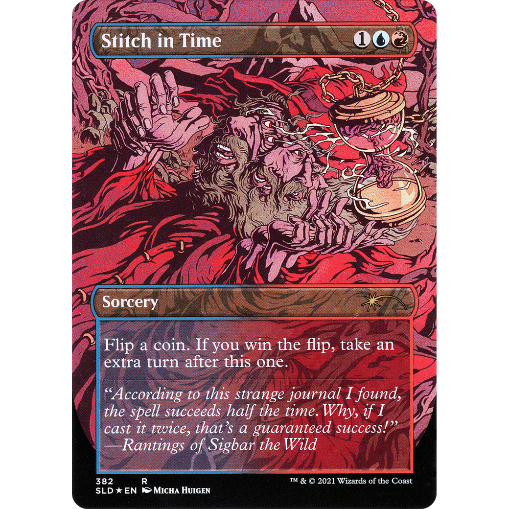 Stitch in Time (SLD-382) - Secret Lair Drop (Borderless) Foil