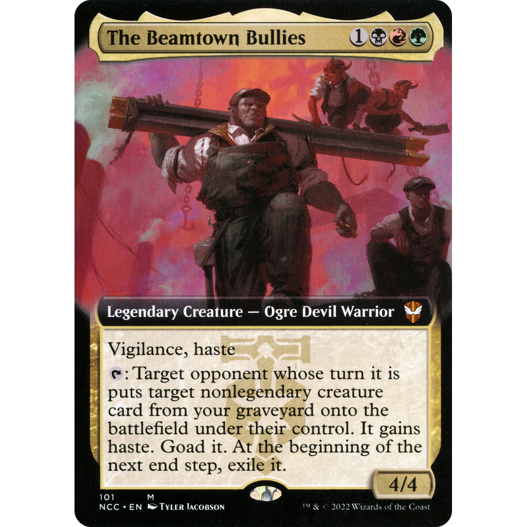 The Beamtown Bullies (Extended Art) (NCC-101) - New Capenna Commander: (Extended Art)