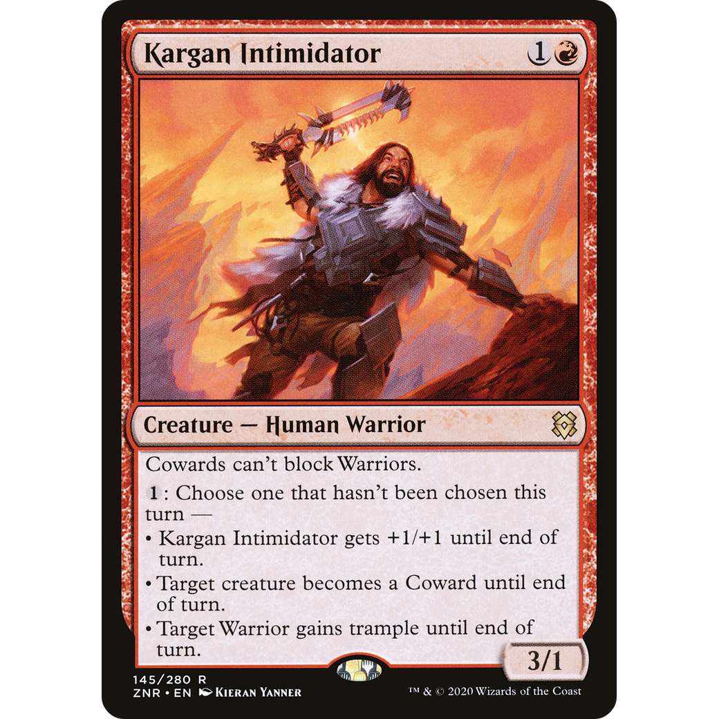 Kargan Intimidator (ZNR-145) - Zendikar Rising
