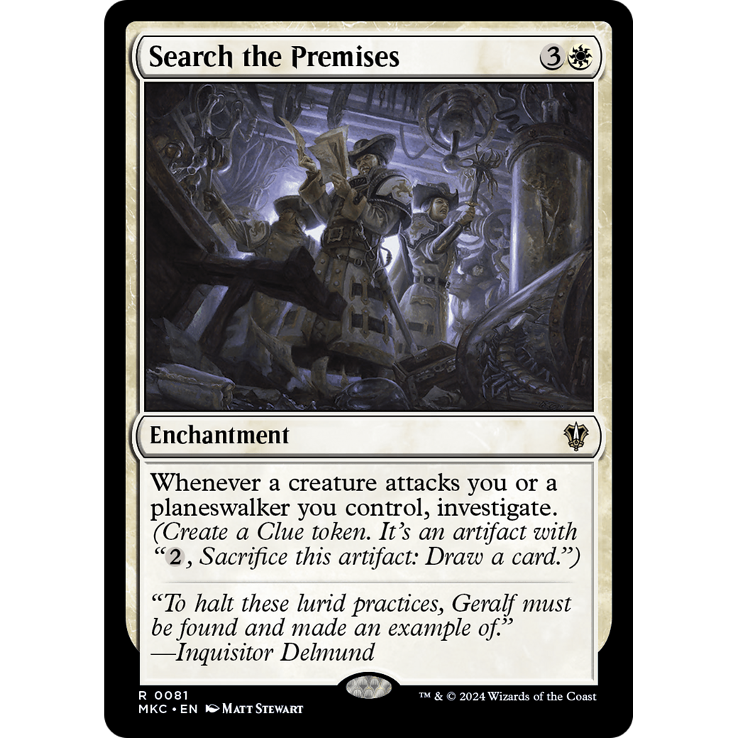 Search the Premises (MKC-081) - Murders at Karlov Manor Commander