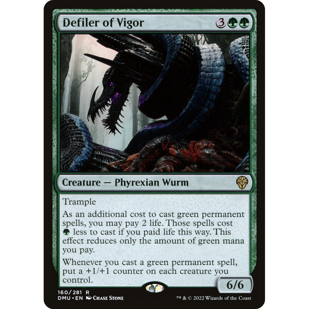 Defiler of Vigor (DMU-160) - Dominaria United Foil