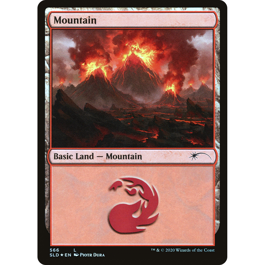 Mountain (566) (SLD-566) - Secret Lair Drop Foil