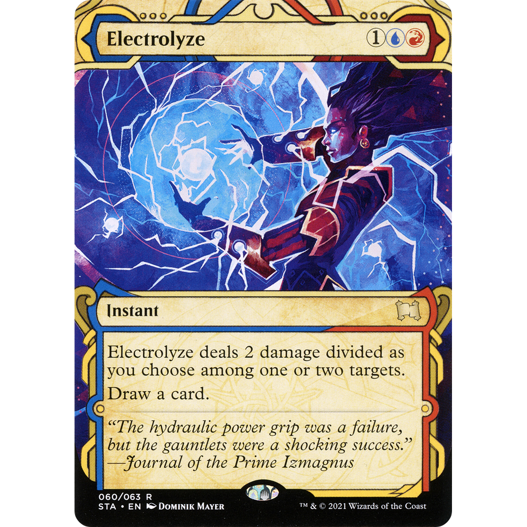 Electrolyze (STA-060) - Strixhaven Mystical Archive: (Showcase) (Borderless) Foil