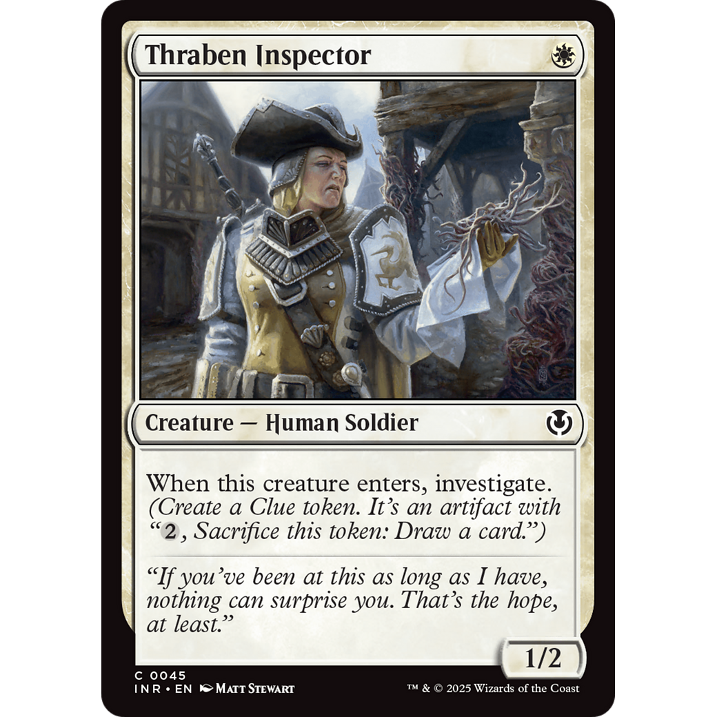 Thraben Inspector (INR-045) - Innistrad Remastered