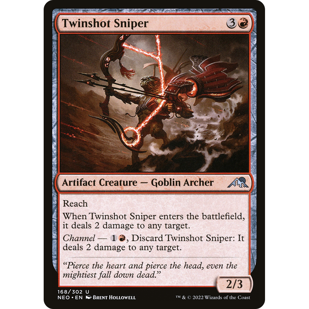 Twinshot Sniper (NEO-168) - Kamigawa: Neon Dynasty