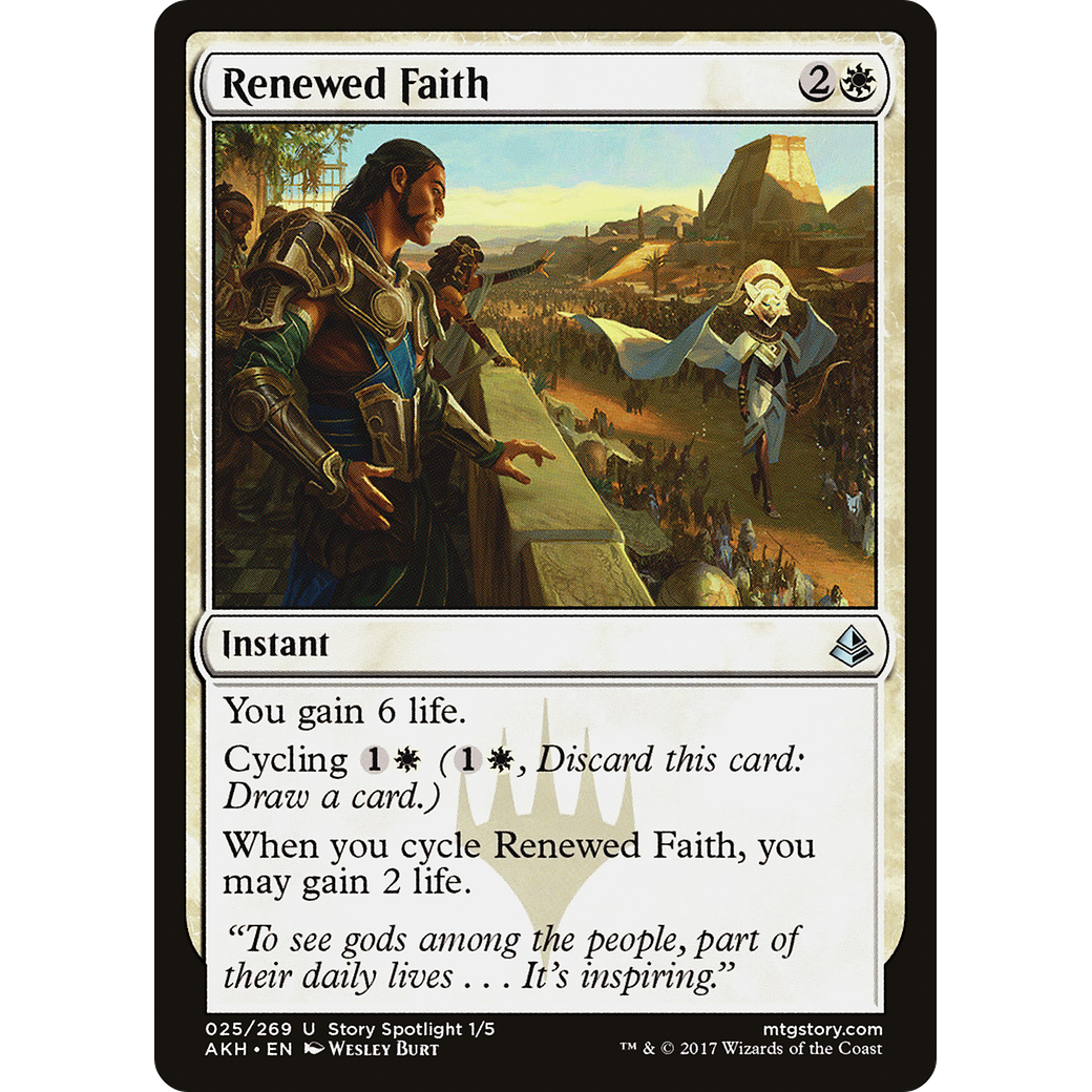 Renewed Faith (AKH-025) - Amonkhet