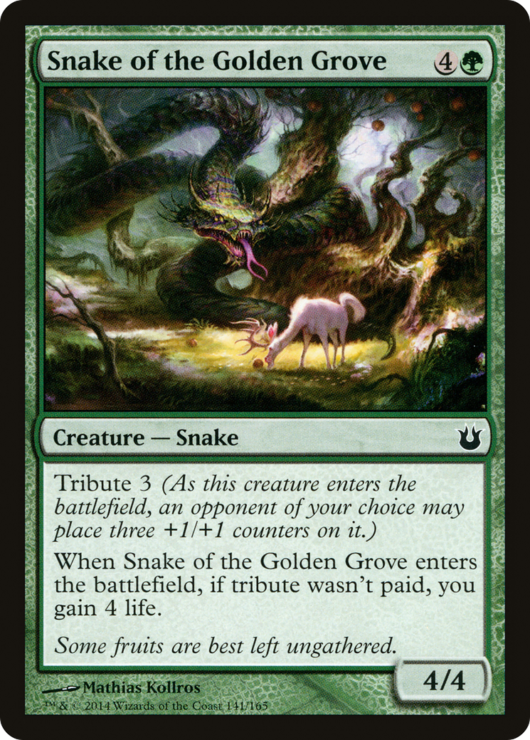Snake of the Golden Grove (BNG-141) - Born of the Gods Foil