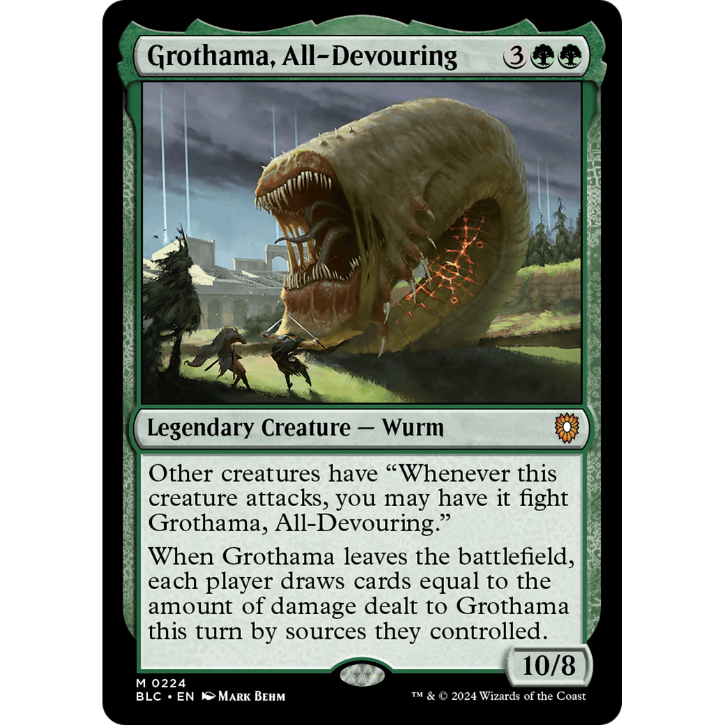 Grothama, All-Devouring (BLC-224) - Bloomburrow Commander