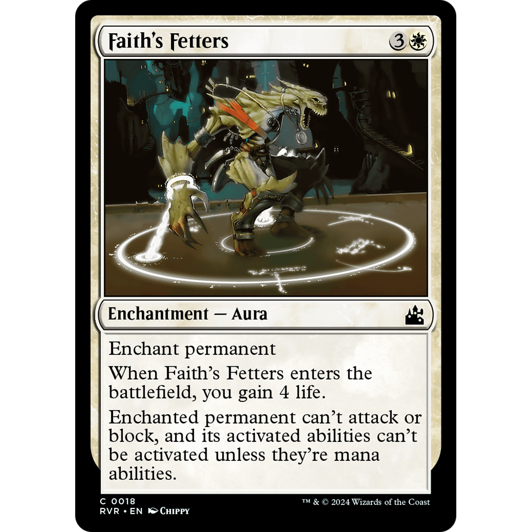Faith's Fetters (RVR-018) - Ravnica Remastered Foil