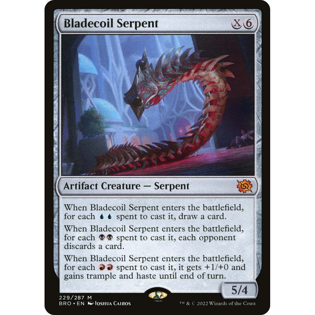 Bladecoil Serpent (BRO-229) - The Brothers' War