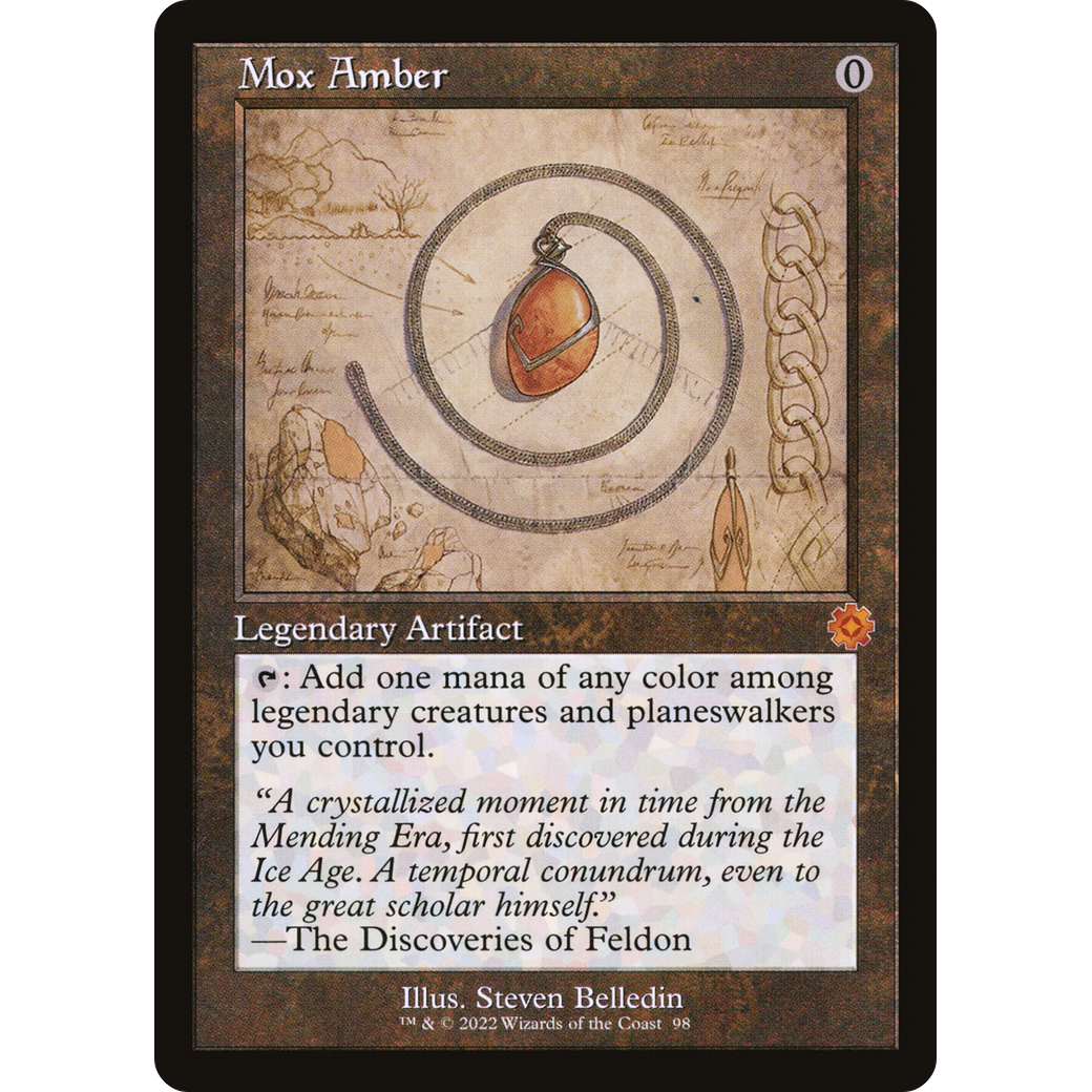 Mox Amber (Schematic) (BRR-098) - The Brothers' War Retro Artifacts Foil