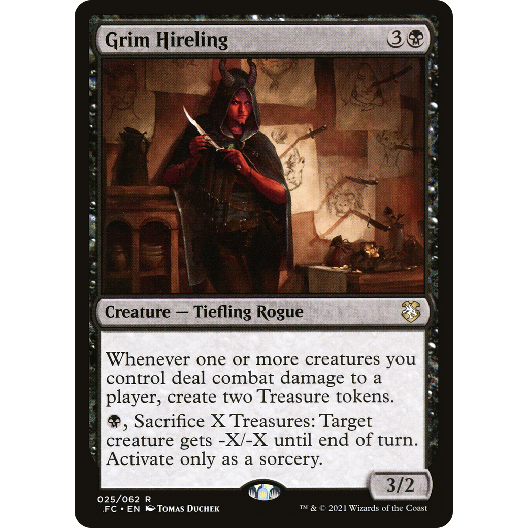 Grim Hireling (AFC-025) - Forgotten Realms Commander