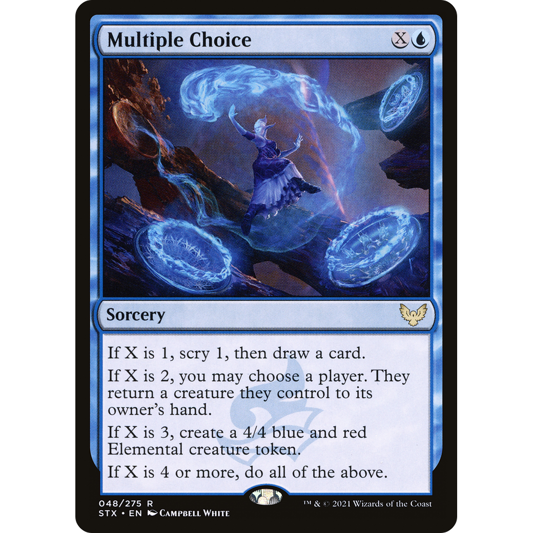 Multiple Choice (STX-048) - Strixhaven: School of Mages Foil
