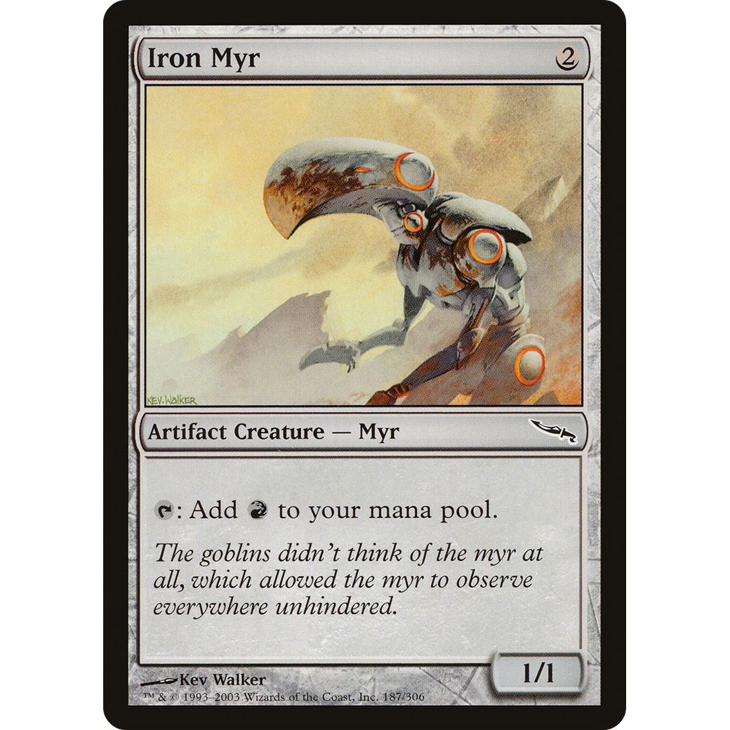 Iron Myr (MRD-187) - Mirrodin Foil