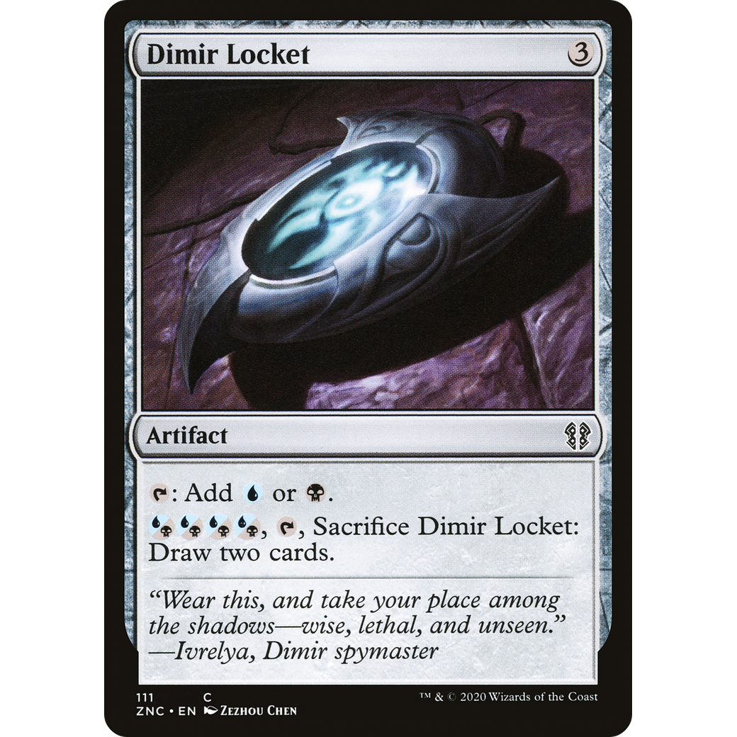 Dimir Locket (ZNC-111) - Zendikar Rising Commander