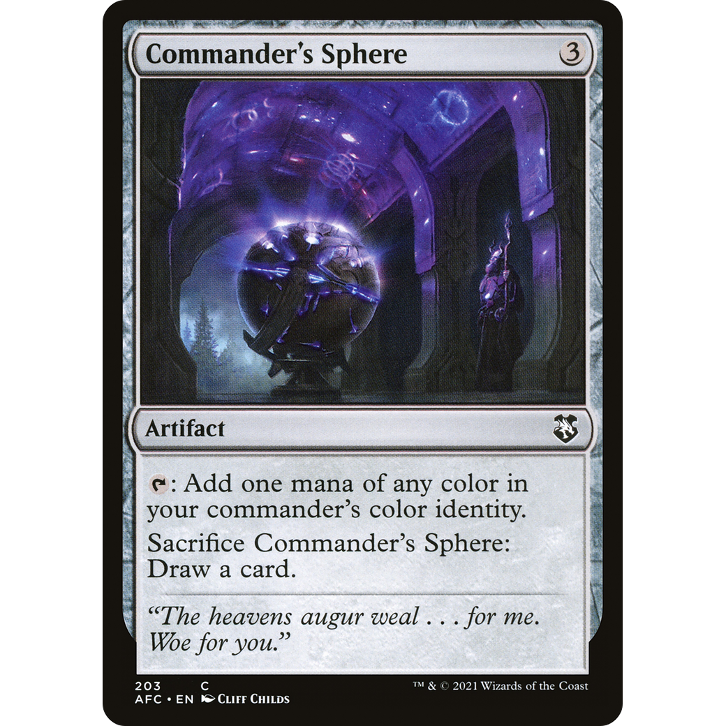 Commander's Sphere (AFC-203) - Forgotten Realms Commander