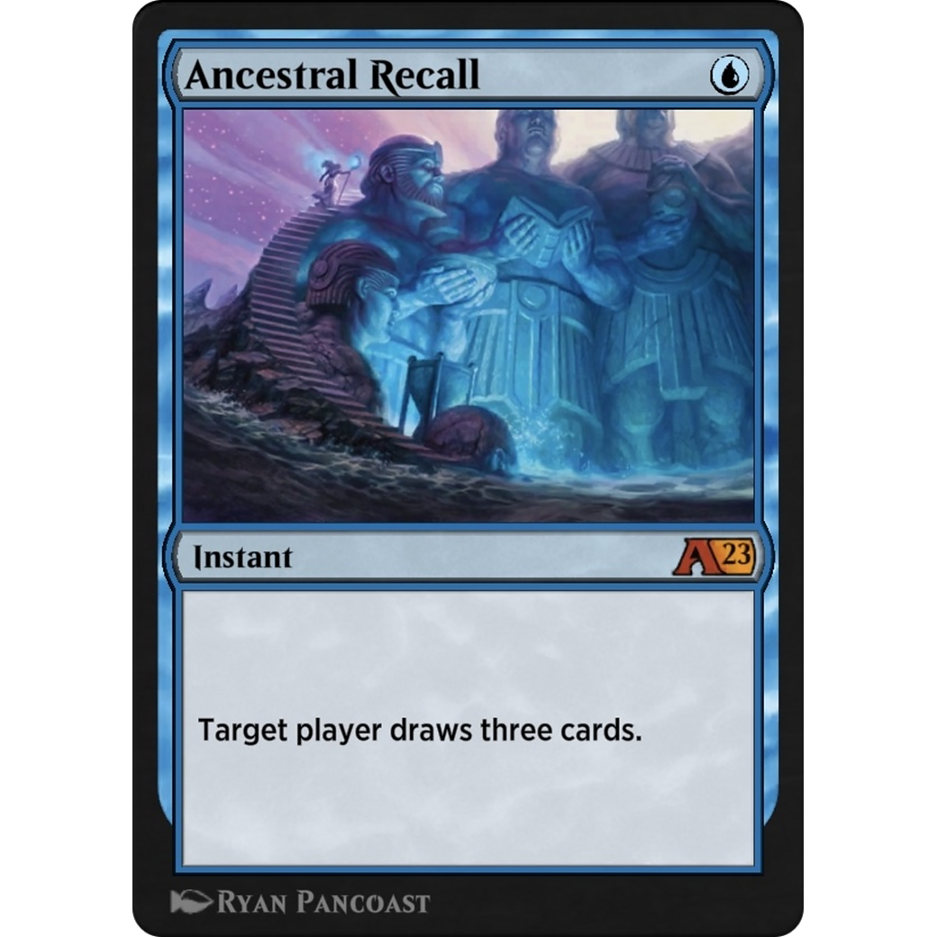 Ancestral Recall (YDMU-032) - Alchemy: Dominaria