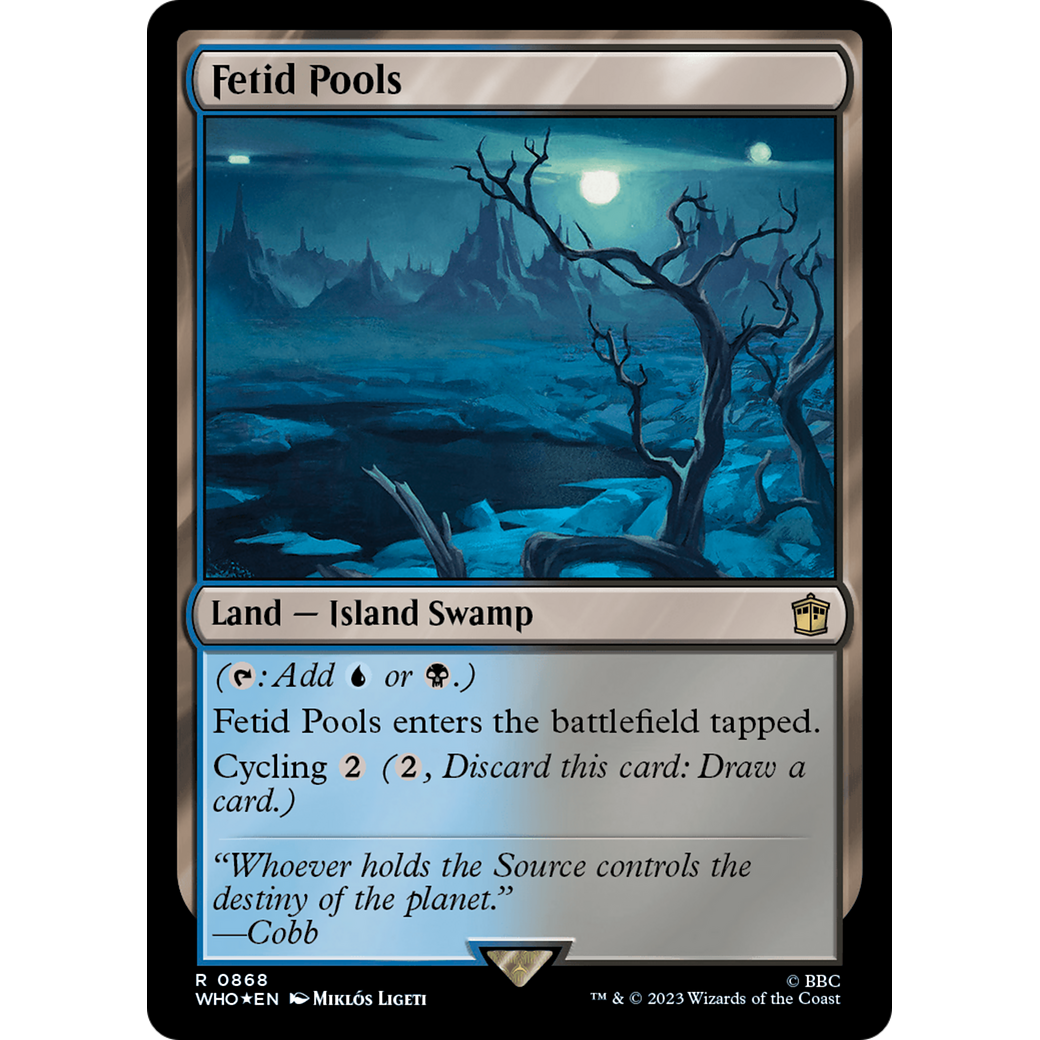 Fetid Pools (Surge Foil) (WHO-868) - Doctor Who Foil