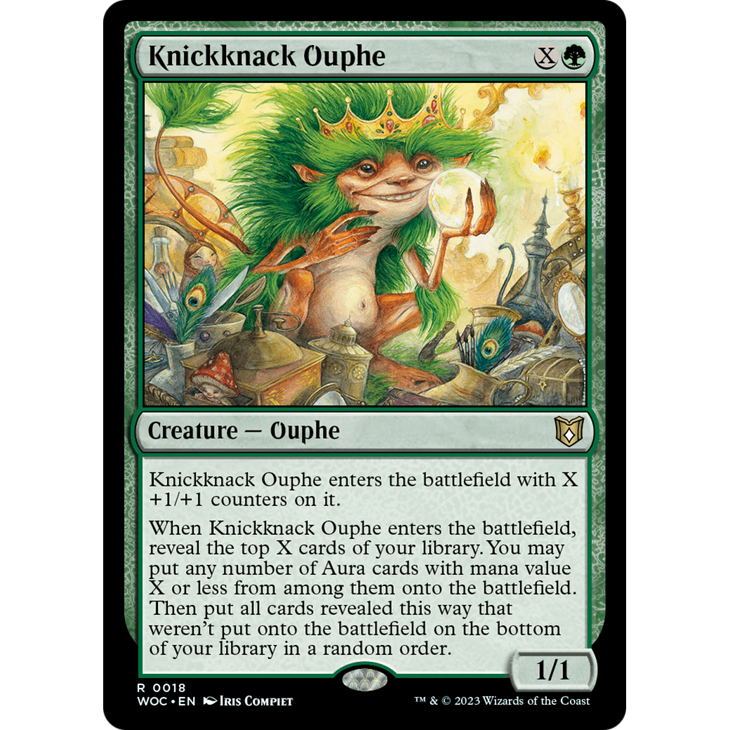 Knickknack Ouphe (WOC-018) - Wilds of Eldraine Commander