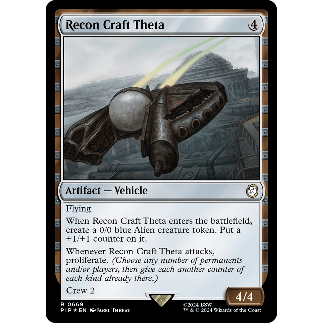 Recon Craft Theta (PIP-669) - Fallout Foil