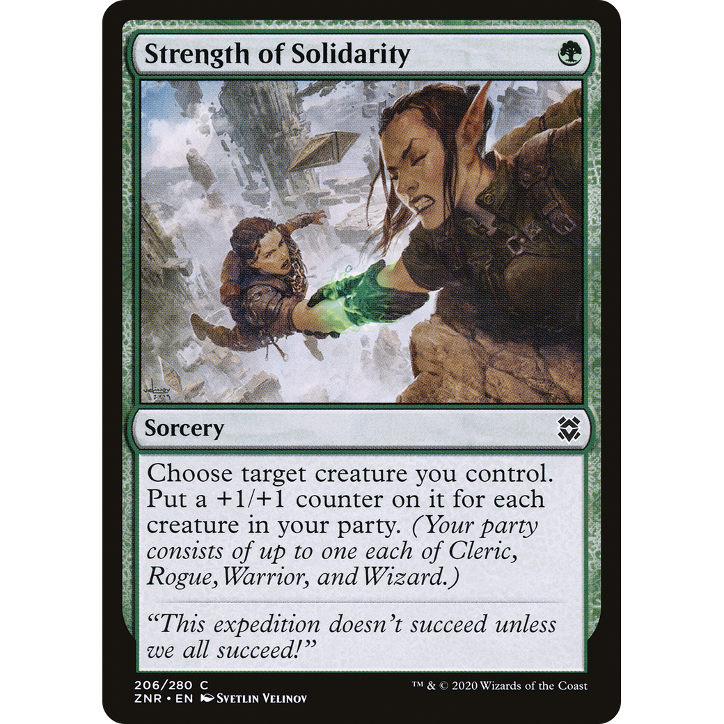 Strength of Solidarity (ZNR-206) - Zendikar Rising