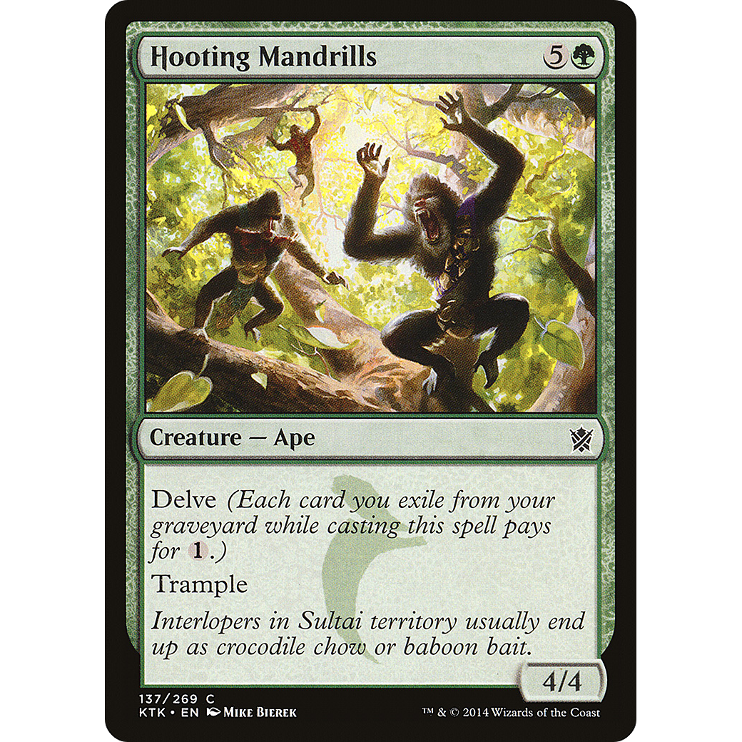 Hooting Mandrills (KTK-137) - Khans of Tarkir