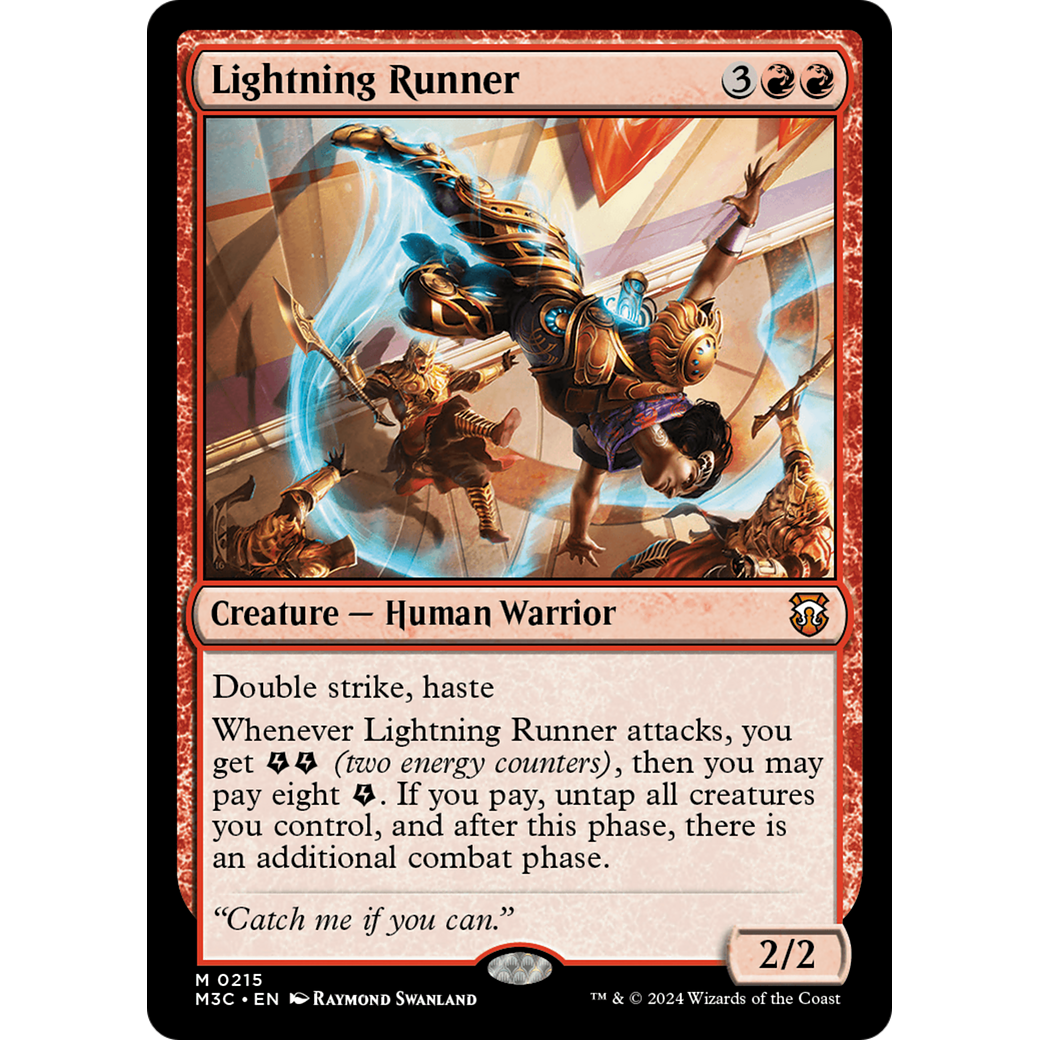 Lightning Runner (M3C-215) - Modern Horizons 3 Commander Foil