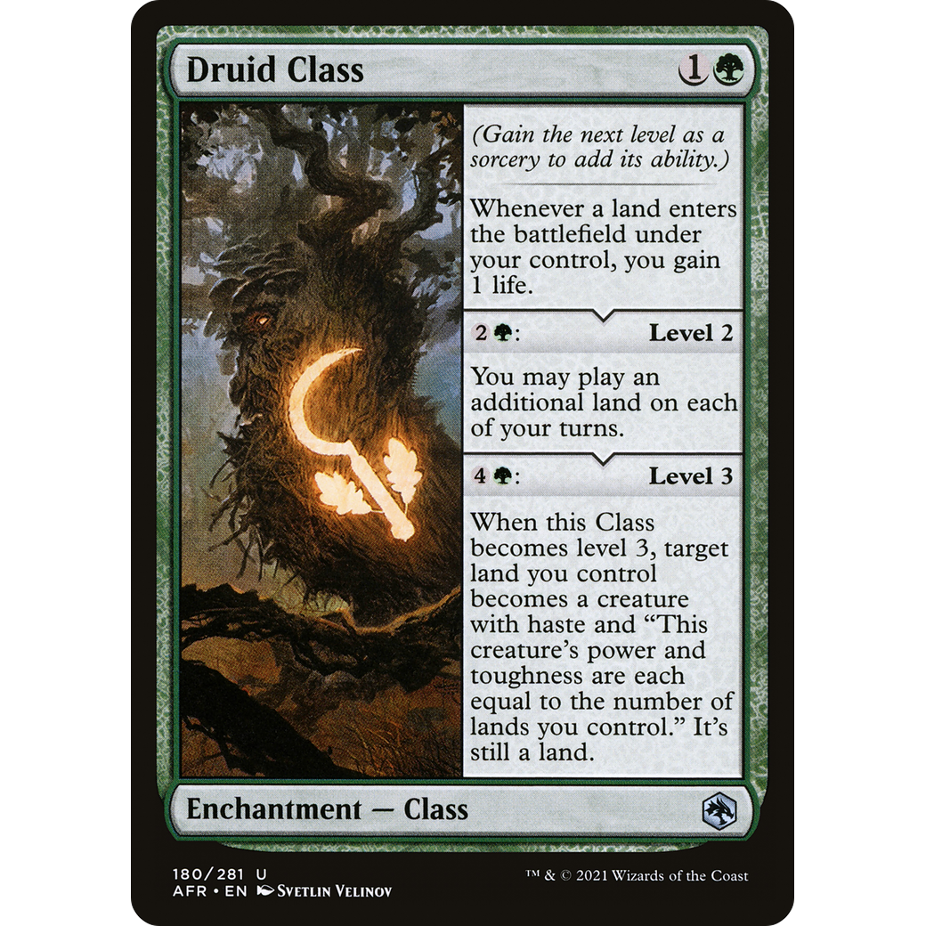 Druid Class (AFR-180) - Adventures in the Forgotten Realms Foil