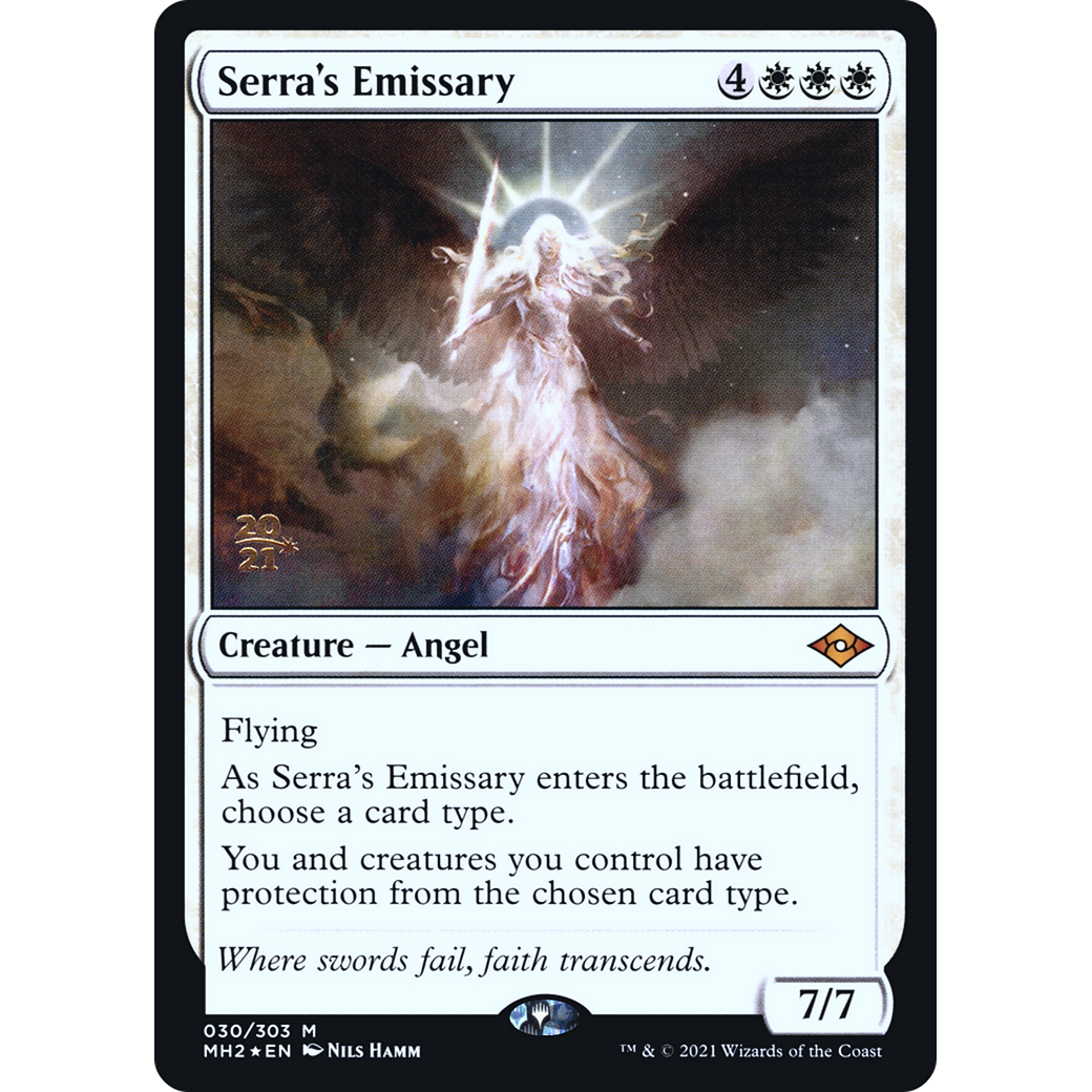 Serra's Emissary (PRE-030) - Modern Horizons 2 Promos Foil