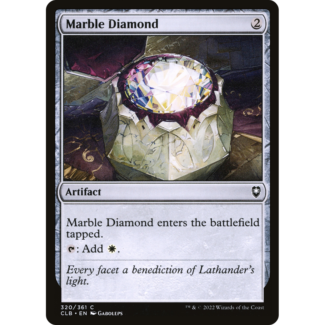 Marble Diamond (CLB-320) - Commander Legends: Battle for Baldur's Gate Foil