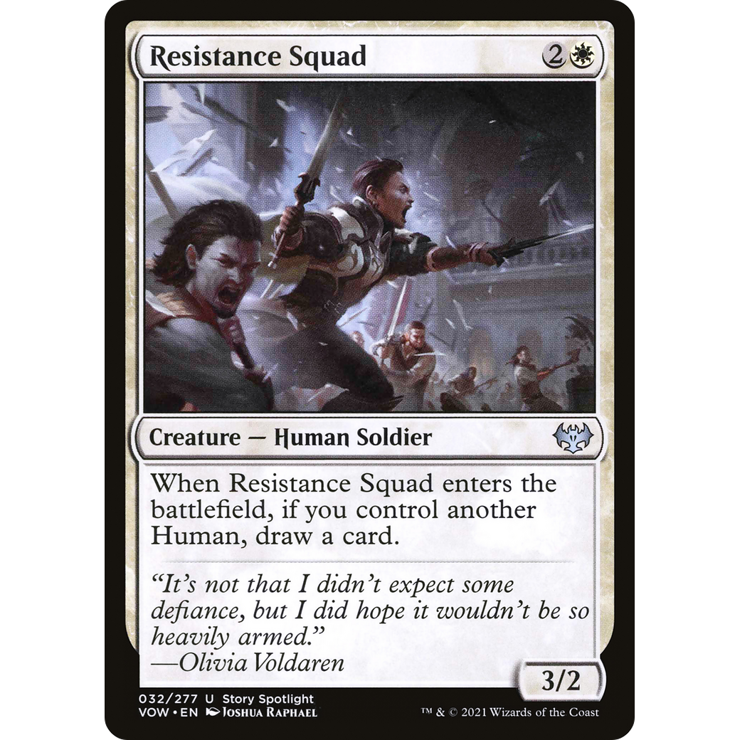 Resistance Squad (VOW-032) - Innistrad: Crimson Vow