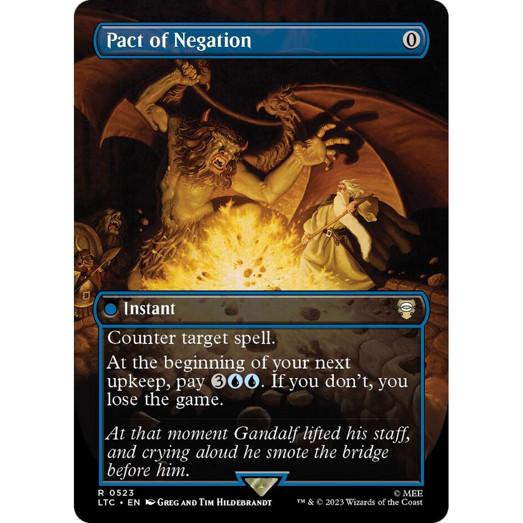 Pact of Negation (LTC-523) - Tales of Middle-earth Commander (Borderless)