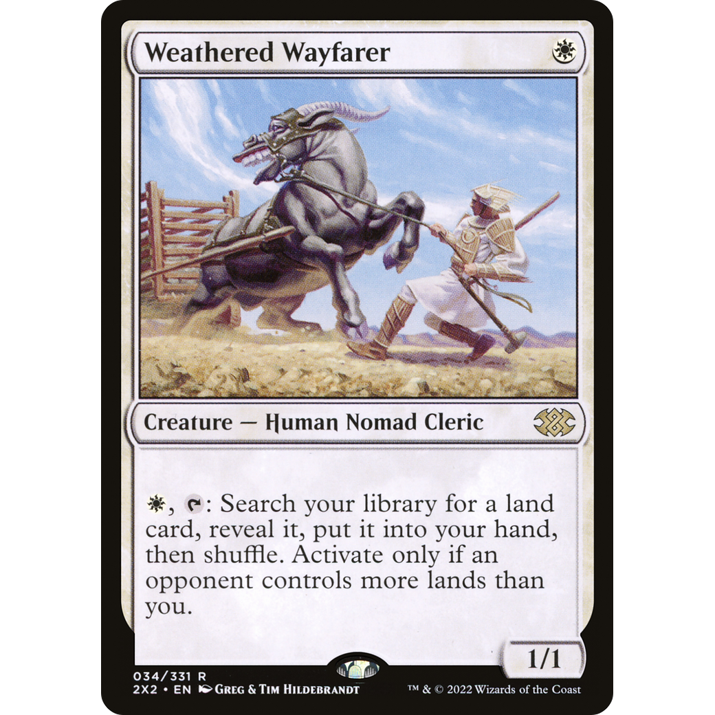 Weathered Wayfarer (2X2-034) - Double Masters 2022 Foil