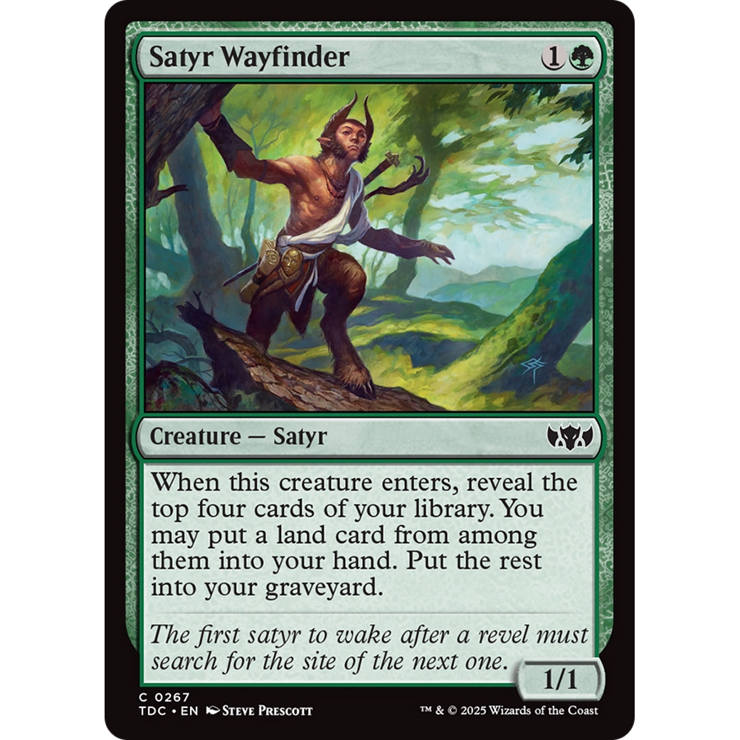 Satyr Wayfinder (TDC-267) - Commander: Tarkir: Dragonstorm