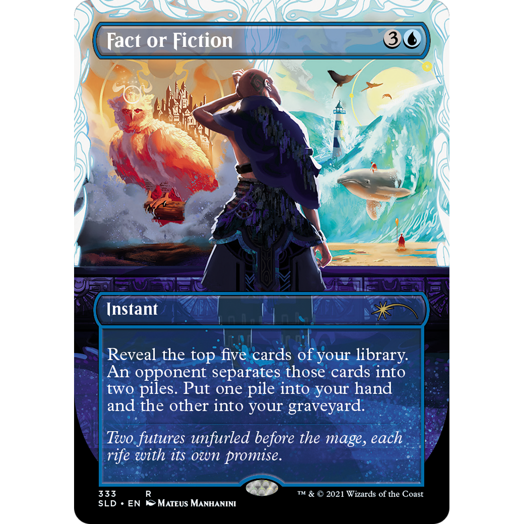 Fact or Fiction (333) (SLD-333) - Secret Lair Drop (Borderless) Foil
