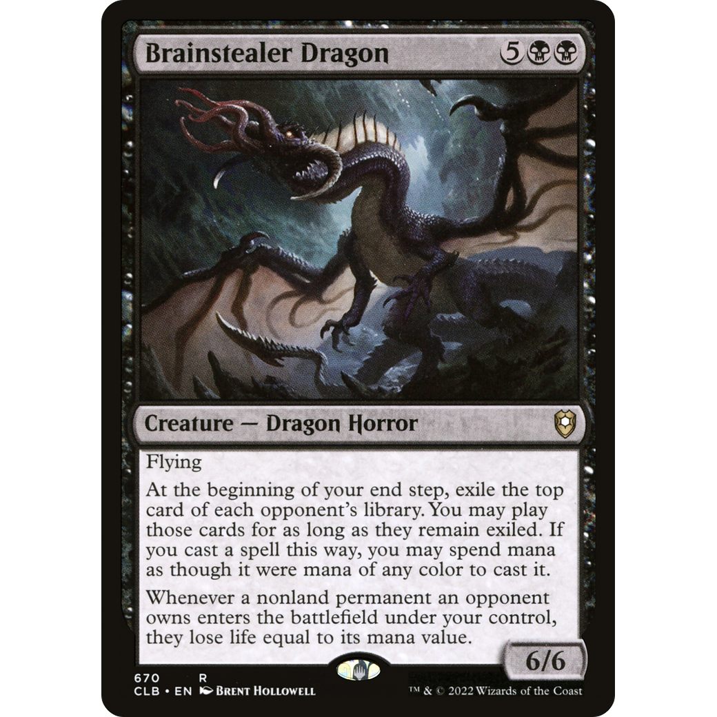 Brainstealer Dragon (CLB-670) - Commander Legends: Battle for Baldur's Gate