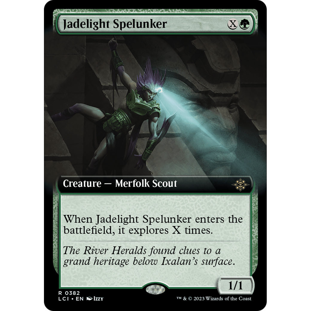 Jadelight Spelunker (LCI-382) - The Lost Caverns of Ixalan: (Extended Art)