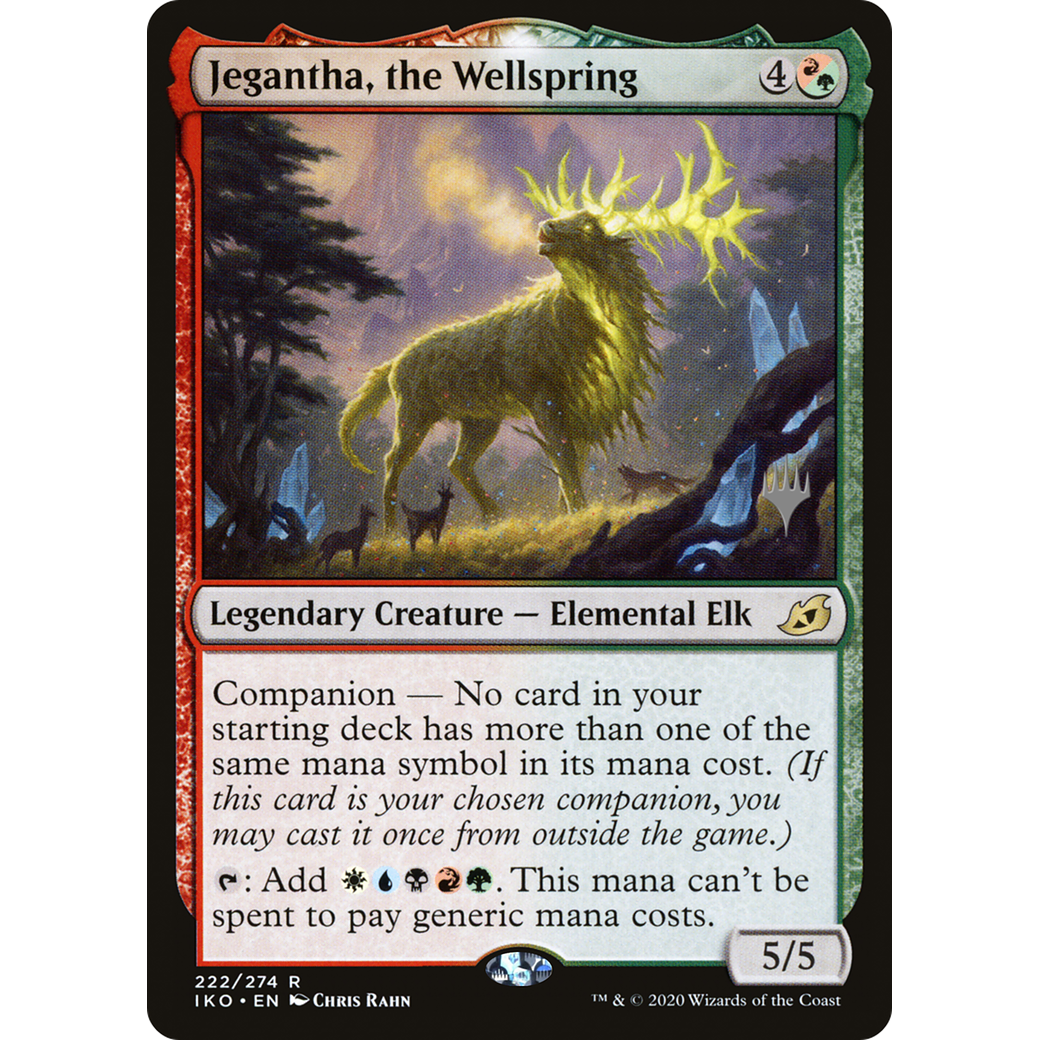 Jegantha, the Wellspring (PPIKO-222) - Ikoria: Lair of Behemoths Promos: (companion)