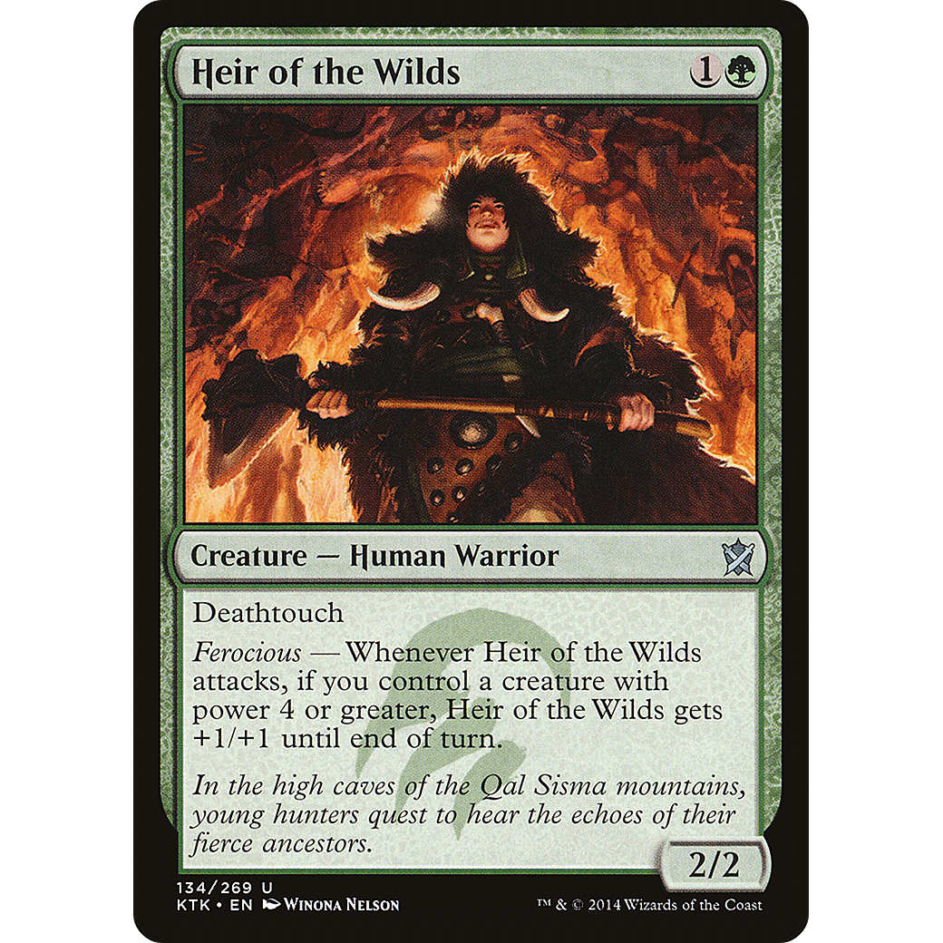 Heir of the Wilds (KTK-134) - Khans of Tarkir Foil