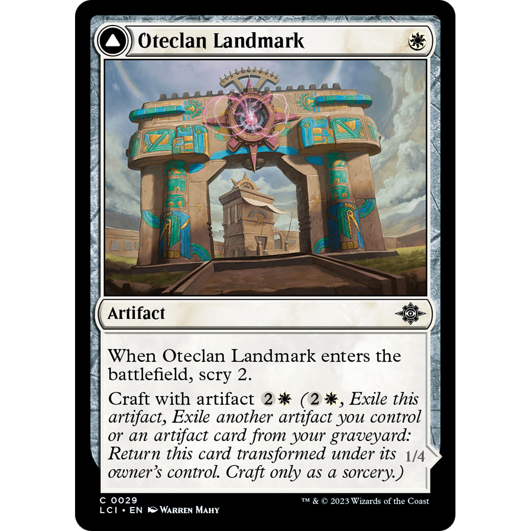 Oteclan Landmark // Oteclan Levitator (LCI-029) - The Lost Caverns of Ixalan Foil