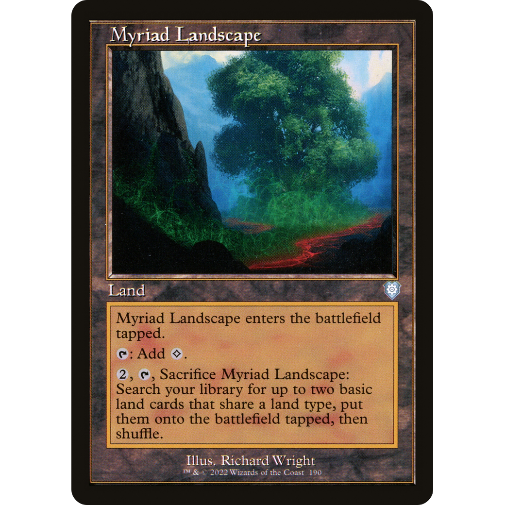 Myriad Landscape (Retro Frame) (BRC-190) - The Brothers' War Commander