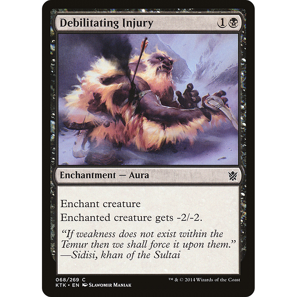Debilitating Injury (KTK-068) - Khans of Tarkir