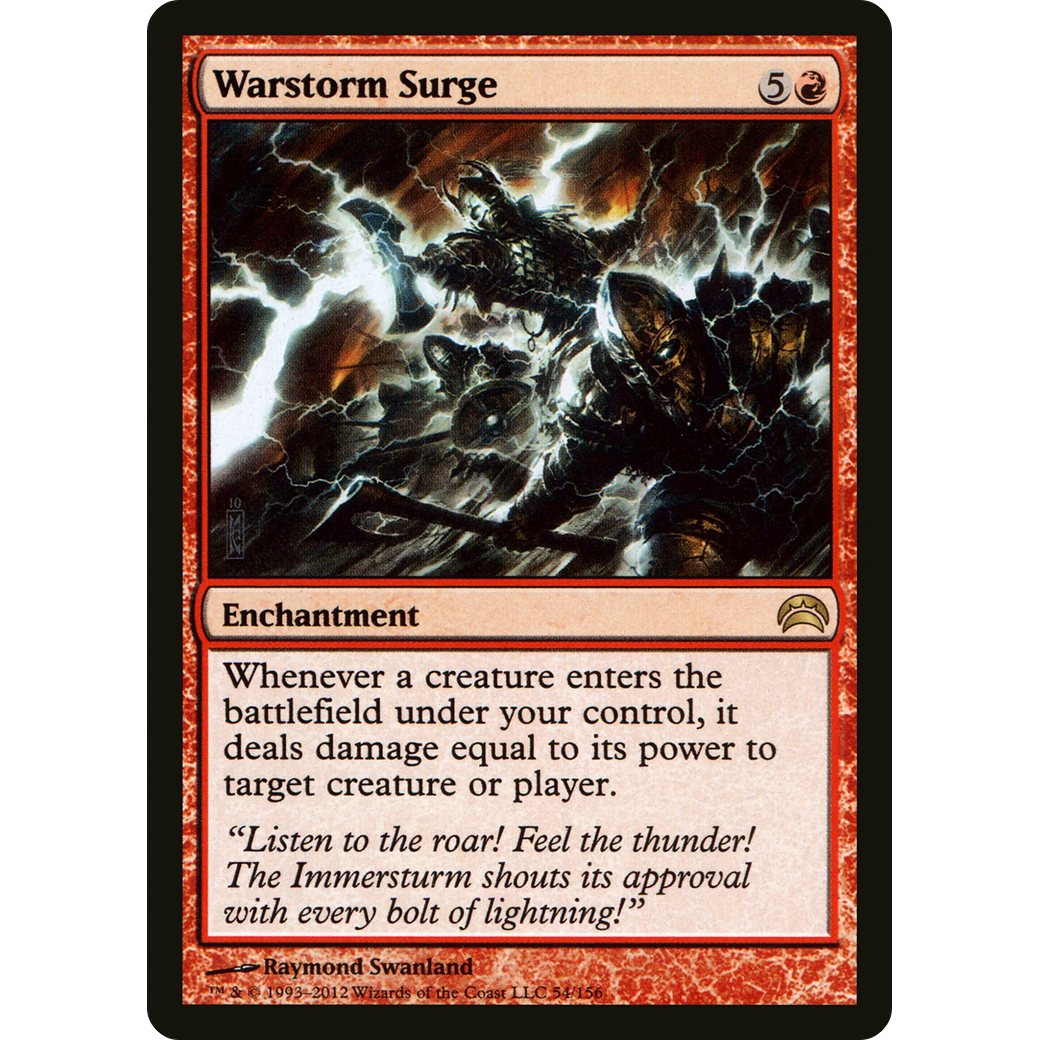 Warstorm Surge (PC2-054) - Planechase 2012 Foil