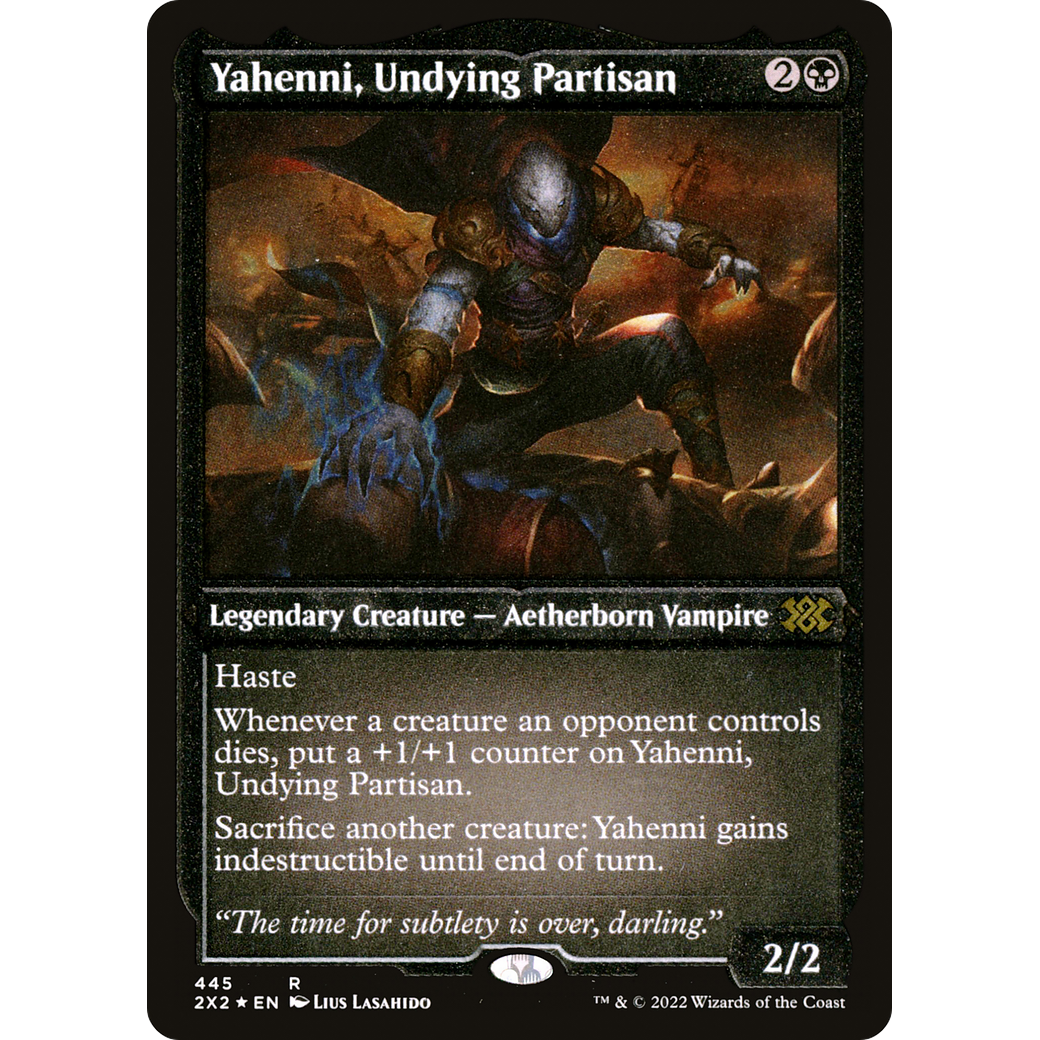 Yahenni, Undying Partisan (Foil Etched) (2X2-445) - Double Masters 2022 Foil