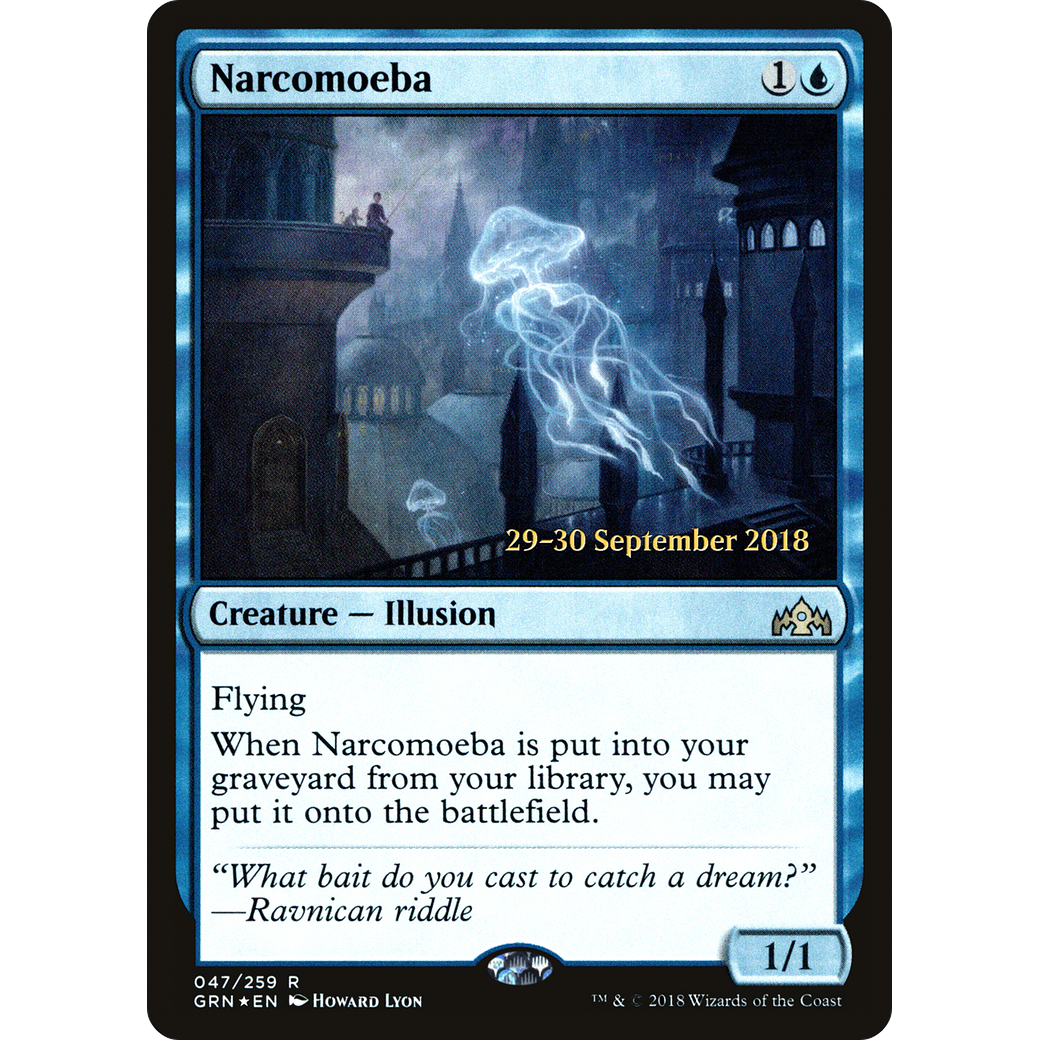 Narcomoeba (PRE-047) - Guilds of Ravnica Promos Foil