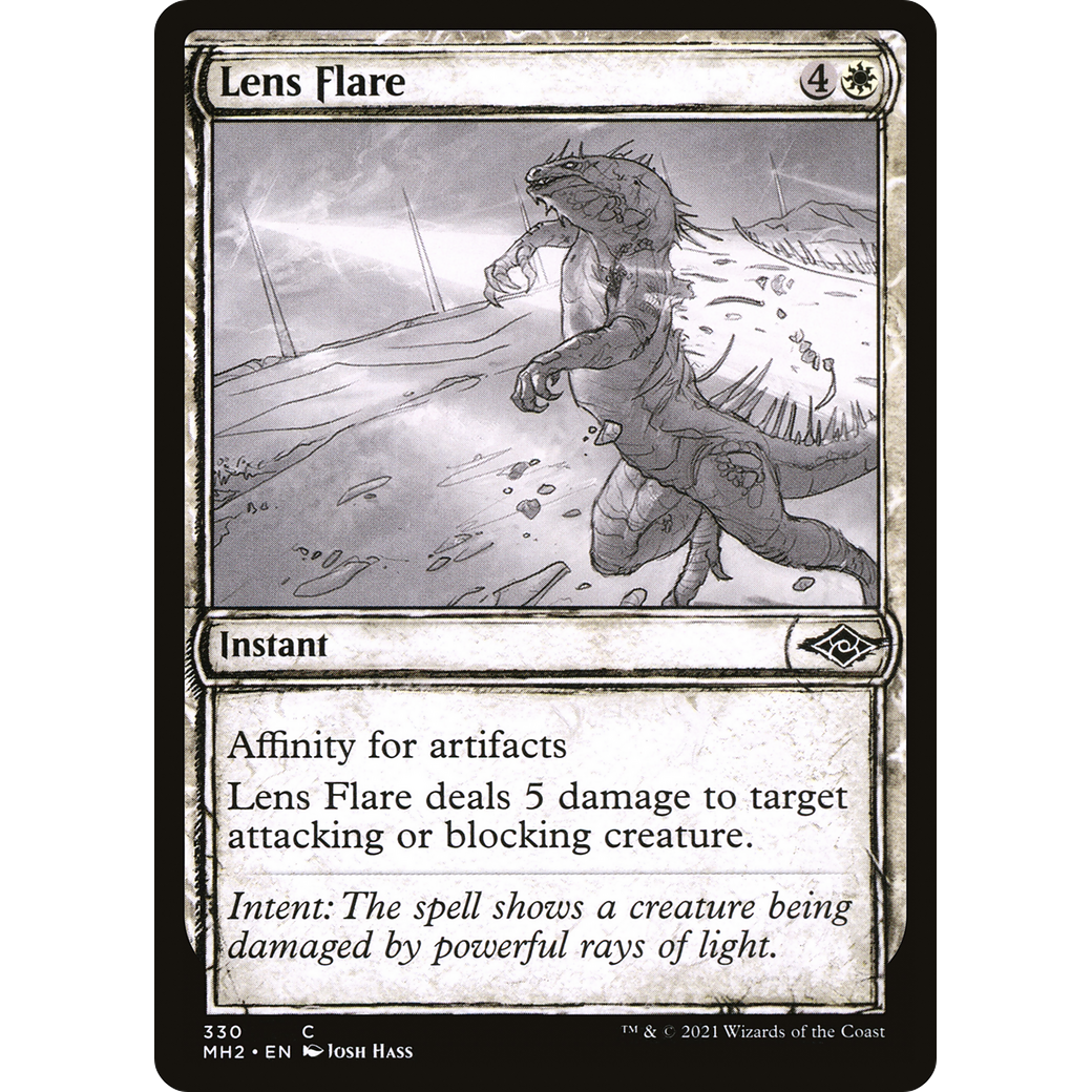 Lens Flare (Showcase) (MH2-330) - Modern Horizons 2: (Showcase) Foil
